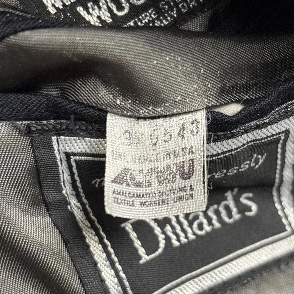 Dillards Riserva Mens Navy Blue Pure Wool Double Breasted Blazer Tailored USA 48